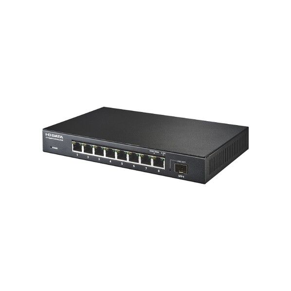 10G対応SFP+搭載2.5Gアンマネージスイッチングハブ 8ポート