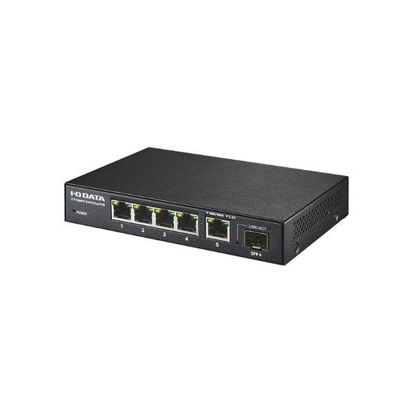 10G対応SFP+搭載2.5Gアンマネージスイッチングハブ 5ポート