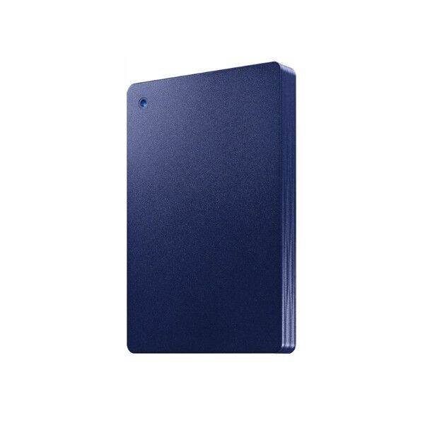 USB 5Gbps対応 ポータブルハードディスク 「カクうす Lite」 2TB ネイビー
