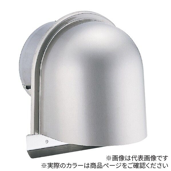 ステンレス製U型フード付ガラリ