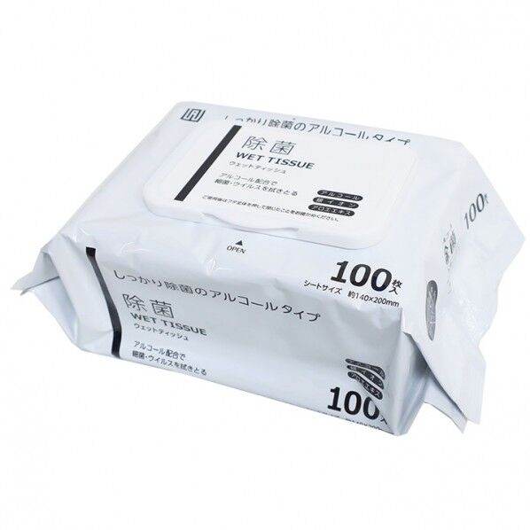 除菌 ウェットティッシュ アルコールタイプ 厚手