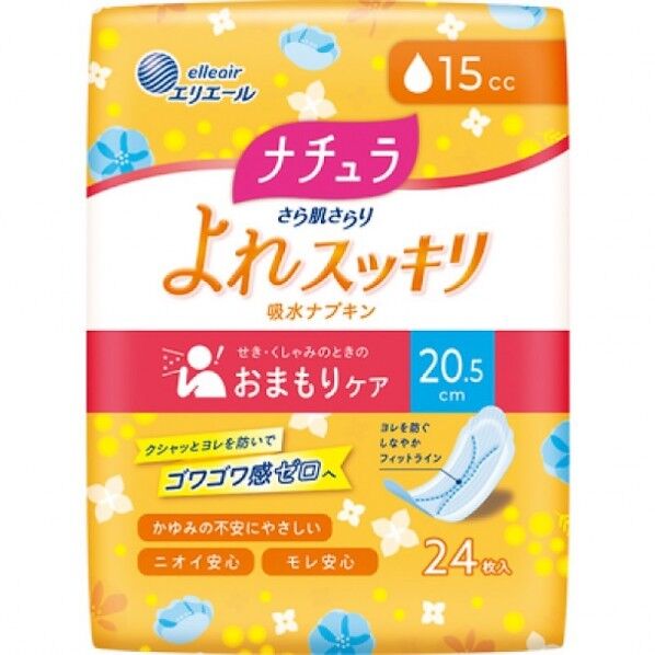 ナチュラ さら肌さらり よれスッキリ吸水ナプキン 15cc