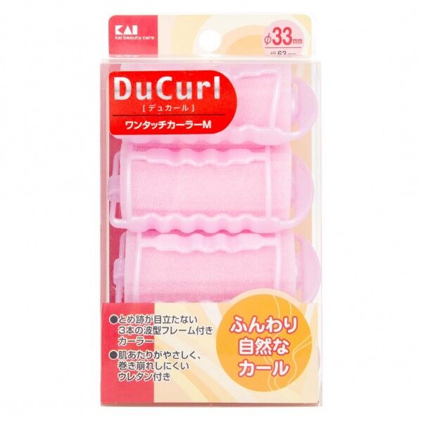 貝印 Ducurl ワンタッチカーラーM HC0643 4個...