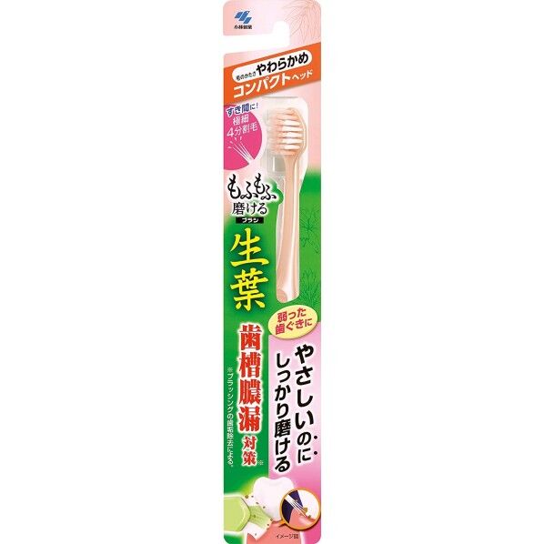 生葉 もふもふ磨けるブラシ コンパクト