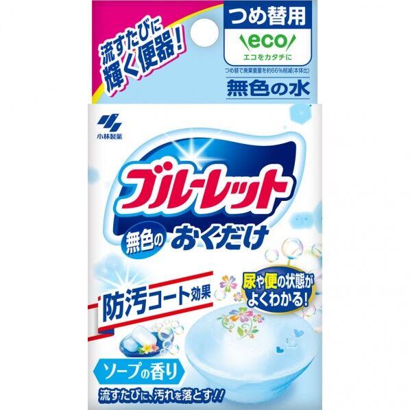 無色のブルーレットおくだけ つめ替用 ソープの香り