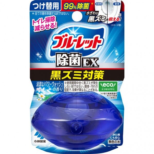 小林製薬 液体ブルーレットおくだけ 除菌EX つけ替用 パワーウォッシュの香り 67mL 1点...