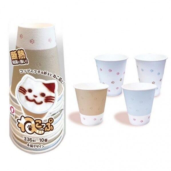 ねこっぷ 断熱レリーフカップ