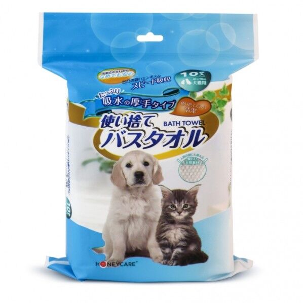 ハニーケア 使い捨てバスタオル