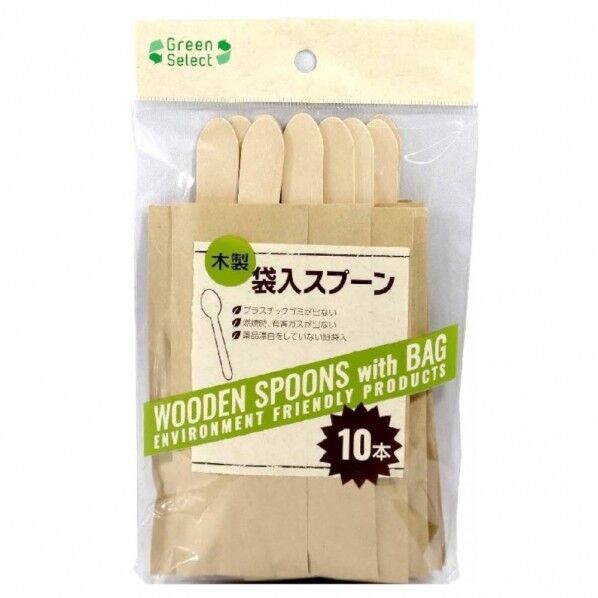Green Select 木製袋入スプーン