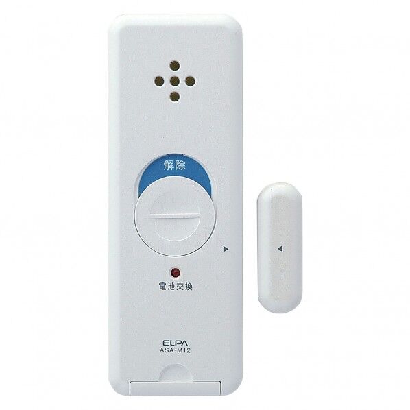 ELPA 窓ピタッアラーム 開放検知4P 白 ASA-M12-N4P(W) 4個...