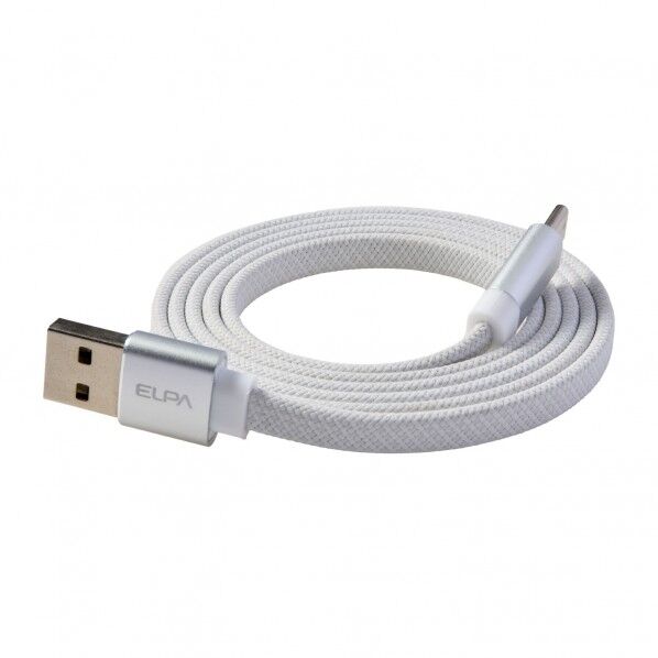 ELPA フラット AtoC 1m 白 MCA-FAC1027(WH) 1個...