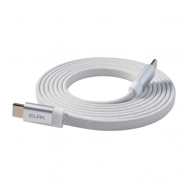 ELPA フラット CtoC 1.5m 白 MCA-FCC1560(WH) 1個...