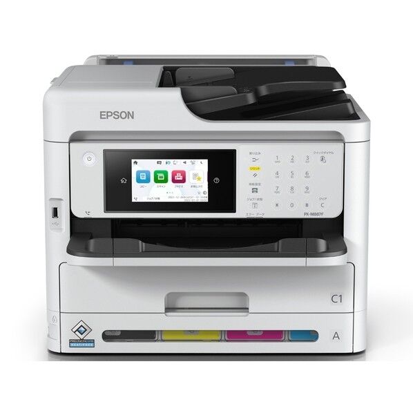 EPSON(エプソン) A4対応カラーインクジェット複合機4色カ PX-M887F 1台...