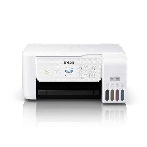  A4カラーインクジェット複合機/エコタンク搭載モデル/4色/無線LAN/スマホ対応/1.44型液晶 H253×W375×D578mm EP-M476T 1点