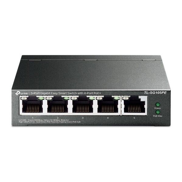 5ポート ギガビット PoE+(4ポート) EasySmart デスクトップ スイッチ