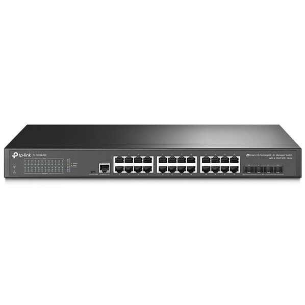 JetStream 24ポート ギガビット L2+ マネージスイッチ/4スロット 10GE SFP+