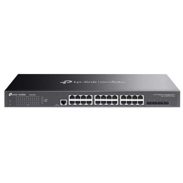 JetStream 24ポート ギガビット L2+ マネージスイッチ/4スロット 10GE SFP+