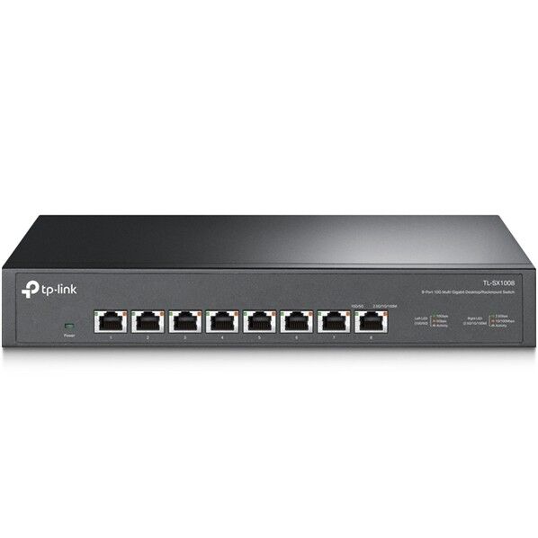 8ポート 10G デスクトップ/ラックマウント スイッチ