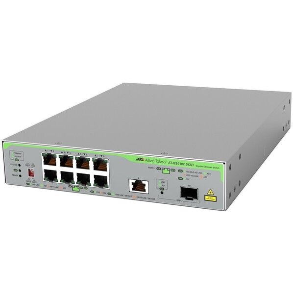 AT-GS910/10XST レイヤー2スイッチ