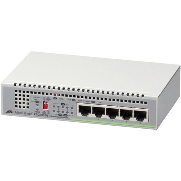 AT-GS910/5 レイヤー2スイッチ