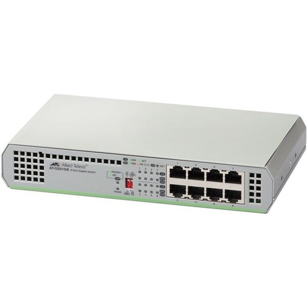AT-GS910/8 レイヤー2スイッチ