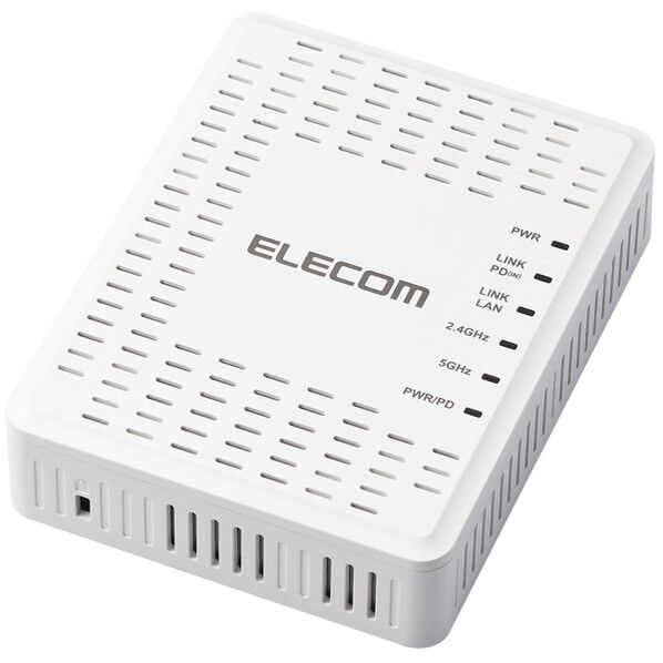 エレコム 無線AP Wi-Fi6(11ax)対応 2x2 1201+574Mbps同時通信対応 Webスマート 小型筐体 WAB-S1775 1点