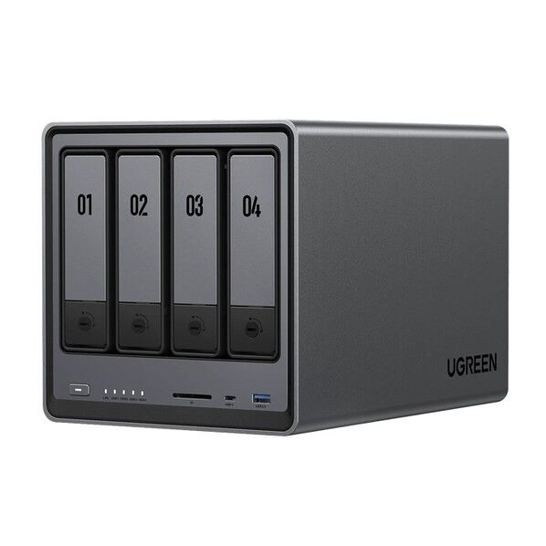 第12世代 N series 4コアCPU搭載 2.5GbE×2 4ベイNAS