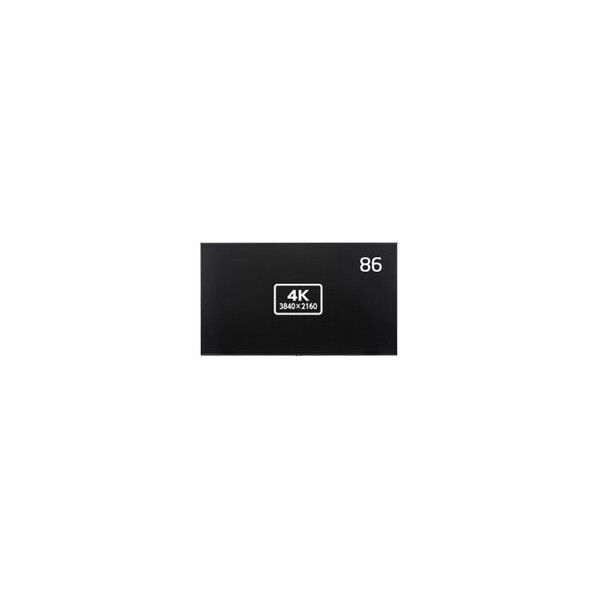 86型パブリック液晶ディスプレイ/3840×2160/DisplayPort、HDMI