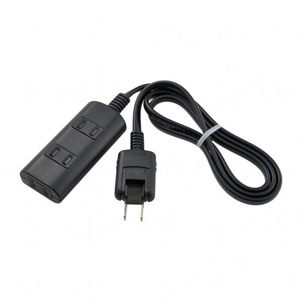 ELPA 耐雷タップラン ■定格:AC125V 15A ■合計1500Wまで ■使用温度範囲:-10℃~40℃ ■コード長:1m ■口数:3個口 ■屋内専用 ■国内専用 黒 WBT-N3010SB(BK) 1個...