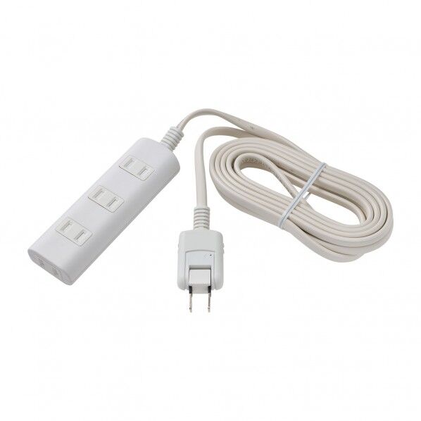 ELPA 耐雷タップラン ■定格:AC125V 15A ■合計1500Wまで ■使用温度範囲:-10℃～40℃ ■コード長:3m ■口数:4個口 ■屋内専用 ■国内専用 白 WBT-N4030SB(W) 1個...
