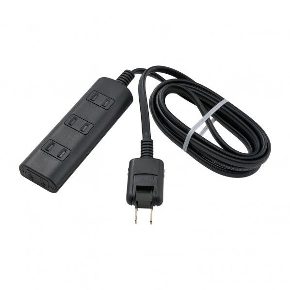 ELPA 耐雷タップラン ■定格:AC125V 15A ■合計1500Wまで ■使用温度範囲:-10℃～40℃ ■コード長:2m ■口数:4個口 ■屋内専用 ■国内専用 黒 WBT-N4020SB(BK) 1個...