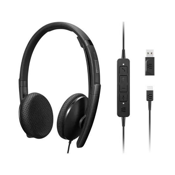 Lenovo Wired VOIP ヘッドセット(UC)