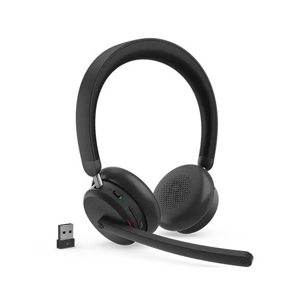 Lenovo Dual-Mode ワイヤレス アクティブノイズキャンセリング ヘッドセット 6550