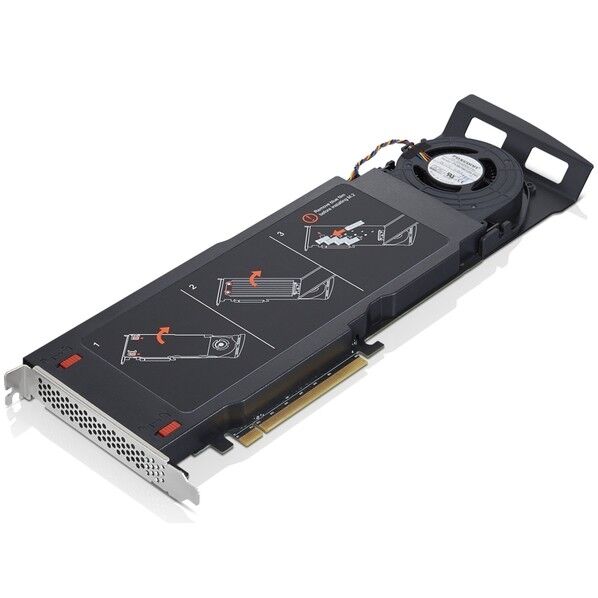 ThinkStation M.2 SSD用アダプター(SSD4枚搭載可能)