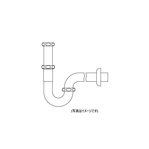 LIXIL 壁排水Pトラップ LF-105PAL-1 1個...