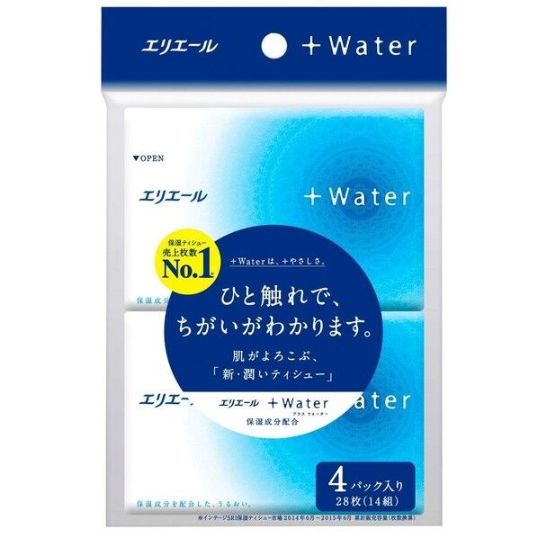 エリエール +Water(ポケット) 14組 713403 4個