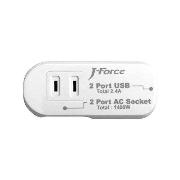 USB-ACタップ W92×D40×H29 (mm) JF-PEACE3W 1個