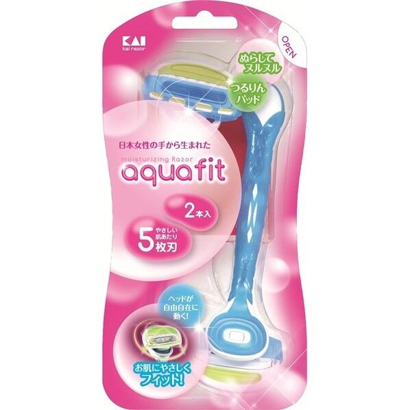 AQUAFIT 2本入 女性用 シェーバー(カミソリ)