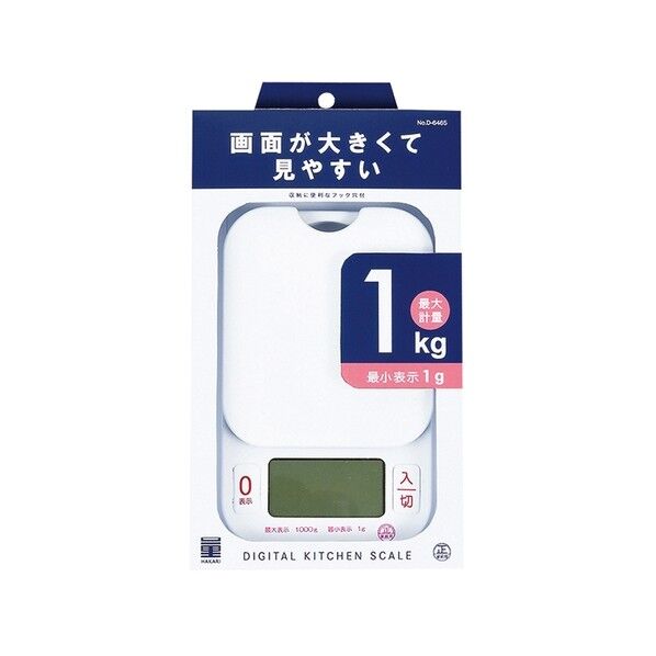 パール金属 量HAKARI デジタルキッチンスケール 1.0kg用 D6465 1個...