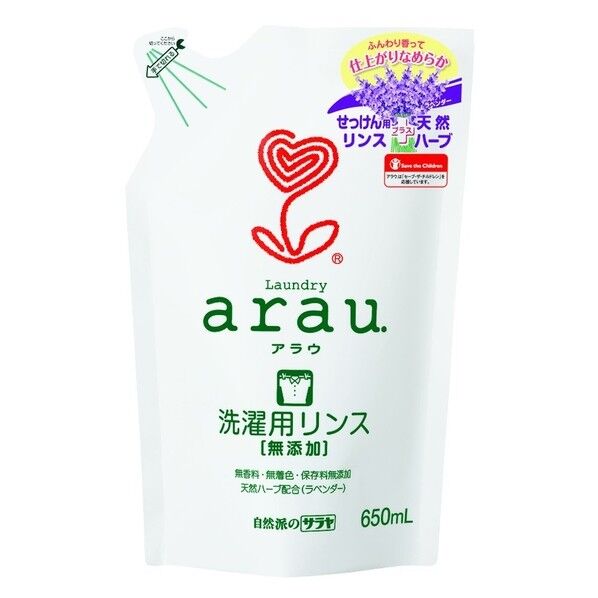 アラウ洗濯用リンス仕上げ 詰替用 650mL 1個