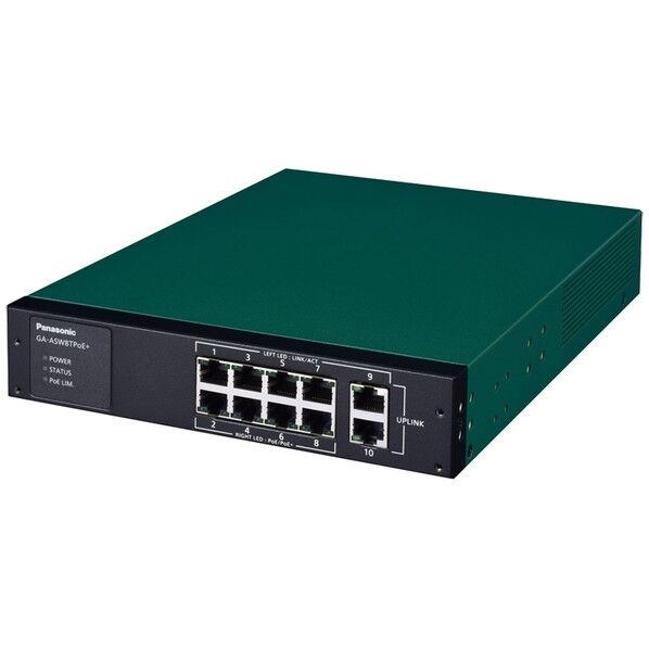 PoE給電スイッチングハブ GA-ASW8TPoE+