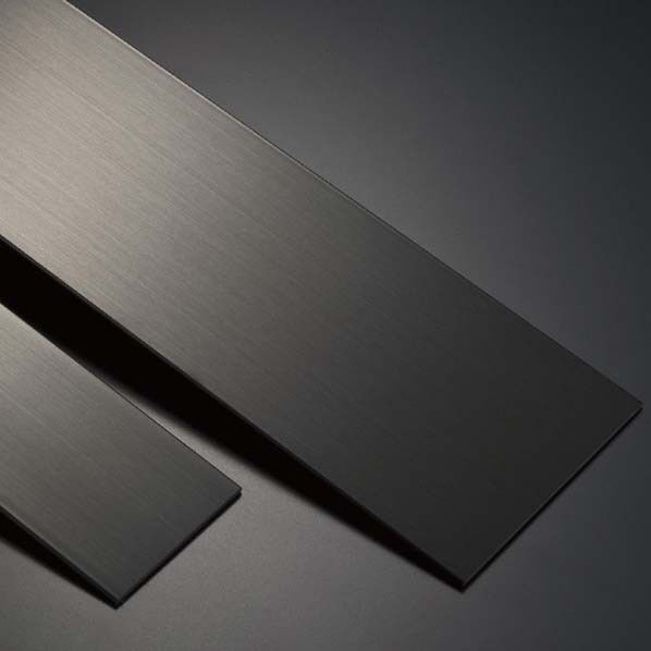 ※法人専用品※積水樹脂プラメタル メタカラー SK-150×2FB×2.7M ブラックヘアーライン 1本...