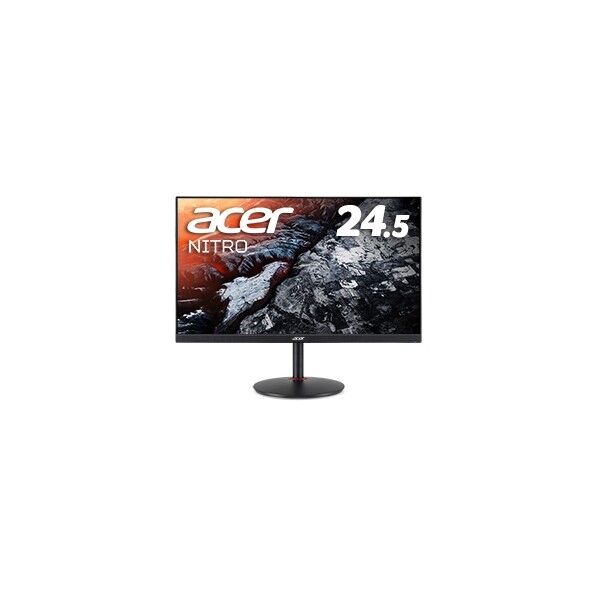 Acer Nitro 24.5型ワイド液晶ディスプレイ(24.5型/フルHD:1920×1080(16:9)) H383~503×W558×D234mm ブラック XV252QFbmiiprx 1点...