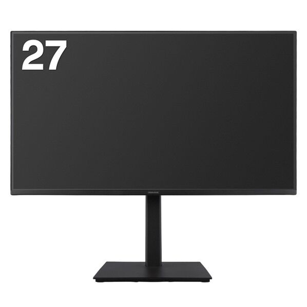 デリバリー保守付き27型ディスプレイ HDMI/DisplayPort/昇降･回転1920×1080