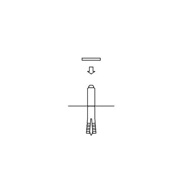  TOATOA コンクリ床用M8アンカー OP-CT-M8-01 1本...
