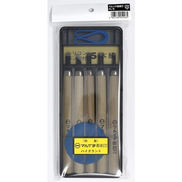 マルイチ 彫刻刀セット KL-5 5本組...