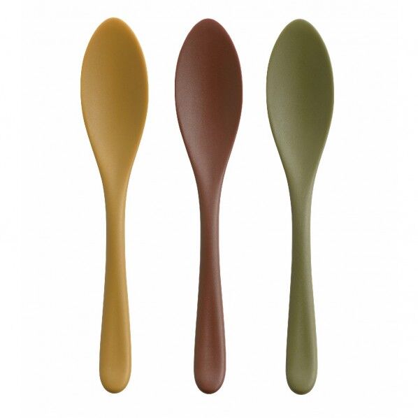 なめらかカレースプーン3本セット スプーン カトラリー 食器 幅3.4×奥行1.4×高さ18.5cm