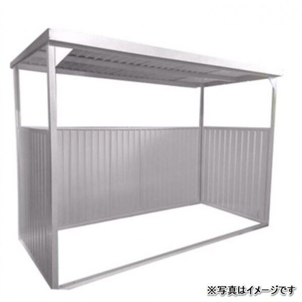 多目的万能物置(間口3900mmタイプ) グレー DM-13HLL 1台