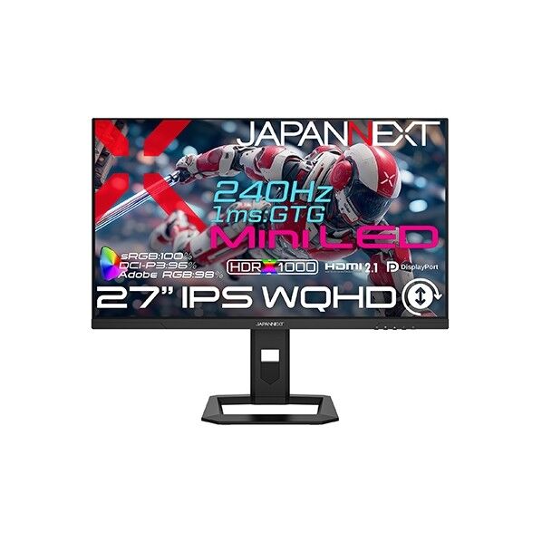 JAPANNEXT タッチパネル対応液晶ディスプレイ 27型の通販｜即日出荷19