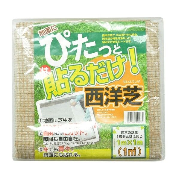 ぴたっと貼るだけ西洋芝 1m² 1点